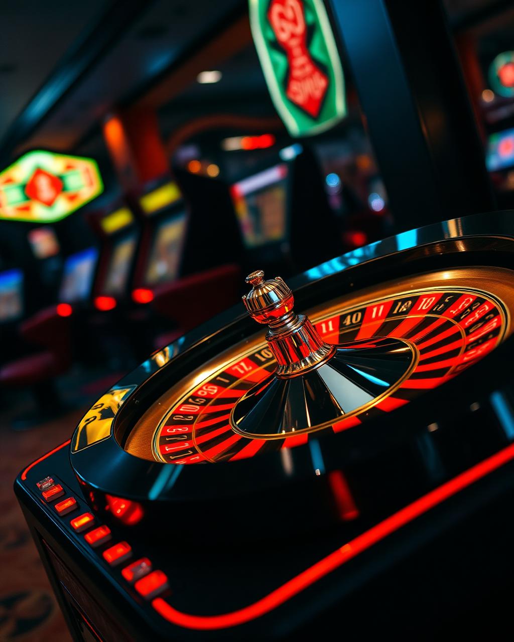 Double Zero Roulette with Golden Odds on the Webbers floor